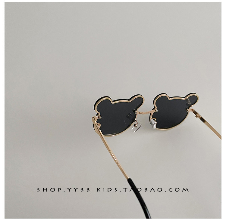 Солнцезащитные очки 儿童太阳镜女童墨镜宝宝眼镜春夏季男童遮阳镜防紫外线可爱小熊款 OTHER