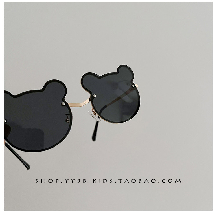 Солнцезащитные очки 儿童太阳镜女童墨镜宝宝眼镜春夏季男童遮阳镜防紫外线可爱小熊款 OTHER