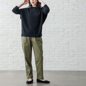 Japanese single new elastic high waist pure cotton casual versatile tapered feet radish women's casual pants Japanese single new elastic high waist pure cotton casual versatile tapered feet radish women's casual pants