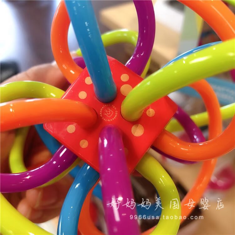 Mỹ trực tiếp thư Manhattan Đồ chơi bóng Manhattan Manhattan teether nhai kẹo que bé không độc hại đồ chơi silicone - Gutta-percha / Toothbrsuh / Kem đánh răng túi nhai ăn dặm của hàn quốc