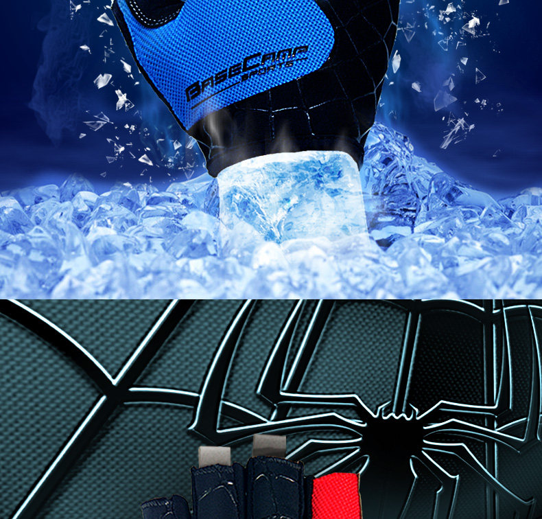 Gants de cyclisme mixte BASECAMP - Ref 2238902 Image 7