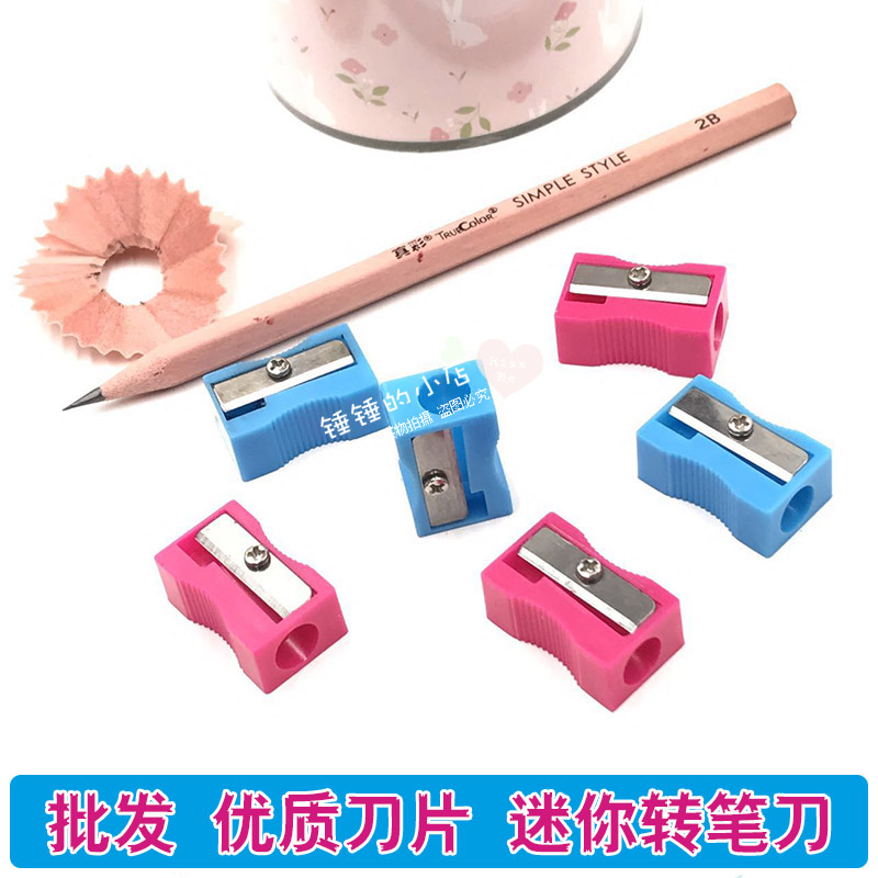 Pencil Sharpeners Mini Cute Pencil Sharpeners Quality Blade Pencil Sharpeners Elementary Students Supplies Office Stationery Wholesale Prizes