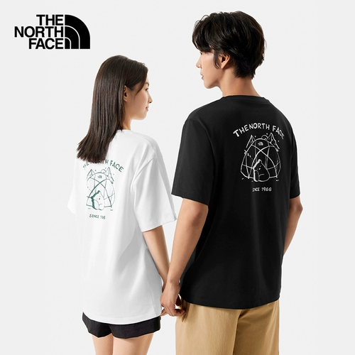 Комфортная дышащая дорожная летняя футболка с коротким рукавом для влюбленных, с медвежатами