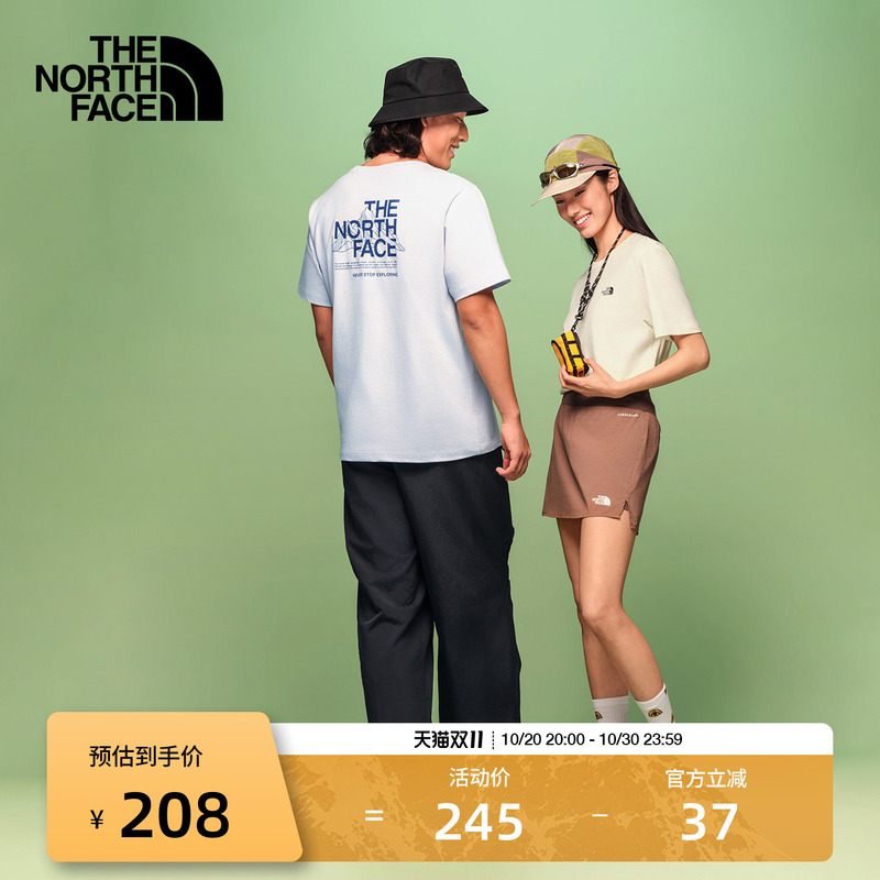 The North Face Short-Sleeved T-Shirt for Men and Women, Pure Cotton Sports Top, Outdoor Breathable New Style Thenorthface | 8Gvf The North Face Short-Sleeved T-Shirt for Men and Women, Pure Cotton Sports Top, Outdoor Breathable New Style Thenorthface | 8Gvf