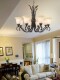 American Simple Retro Baide Wheat Ear De1058 Five-Eight-Head Environmentally Friendly Water-Based Paint Living Room Chandelier Wall Lamp