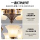 High-End All-Copper American Retro Classic Villa Grand Hotel Living Room Bedroom Dining Room Baroque Style Chandelier