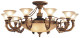 Bai De Shi Te Waltz European and American Retro Luxury Living Room Villa Chandelier with Three, Eight, or Nine Heads for Dining Room Clearance Sale