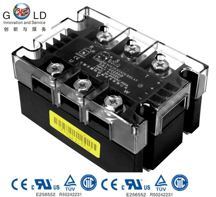 (SSR three-phase solid state relay 200A) SA366200D Jiangsu Gute factory direct sales