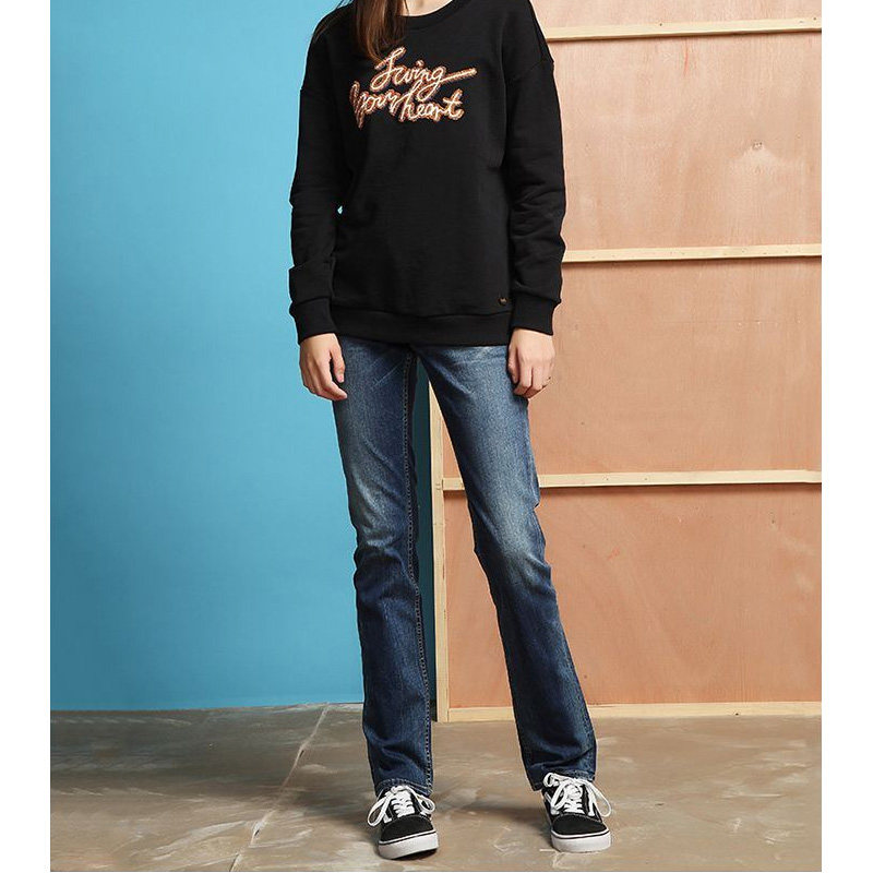 Special Cabinet Clear Cabin LEE Women Pants Loose Washed Straight Silo Jeans and Elegant Summer Tide LWS407Y78AY1