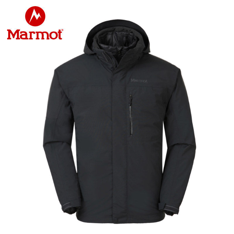Marmot waterproof breathable warm thickened men's down jacket three-in-one stormtrooper J30470