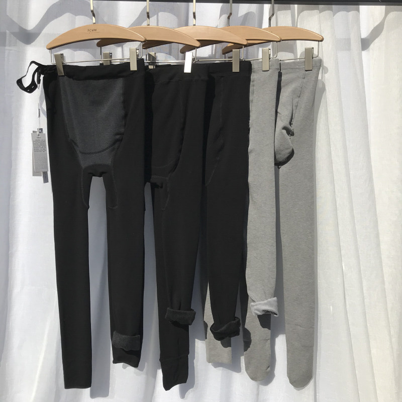 Spelled out perfect pregnant woman autumn and winter style thickened and padded bottom socks comfortable and warm tight fit with adjustable one-piece pantyhose lady-Taobao