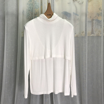 Mini Mommy Maternity Clothing Spring and Autumn Thin White Maternity Slim Bottoming Shirt Mid-Length Comfortable Soft Nursing Clothing