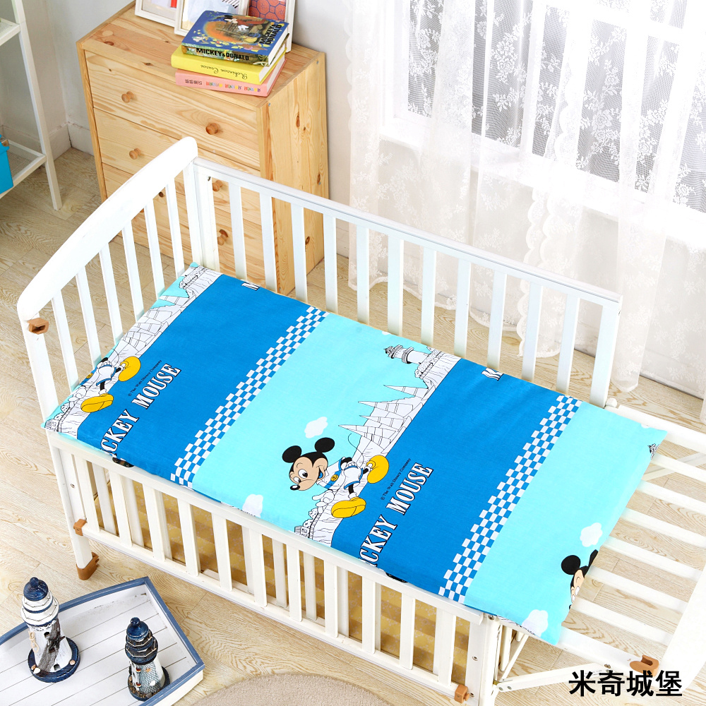 Kindergarten Mattress Children Cushions Afternoon Nap Pure Cotton Padded Bedding Sub Single 1 m 2 Thickened Cotton Bed Bedding Small Mat Quilt