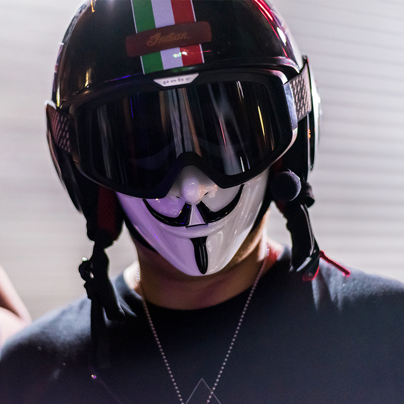 Riding Sports Running Mouth Nose Hood Bike Haremores Locomotive Rider Anti-Foggy Haze Mask Windproof Dust Headgear