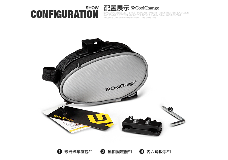 Sacoche pour vélo mixte COOLCHANGE - Ref 2232113 Image 16