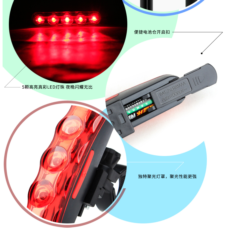 Eclairage pour vélo COOLCHANGE - Taillights - Ref 2397616 Image 21
