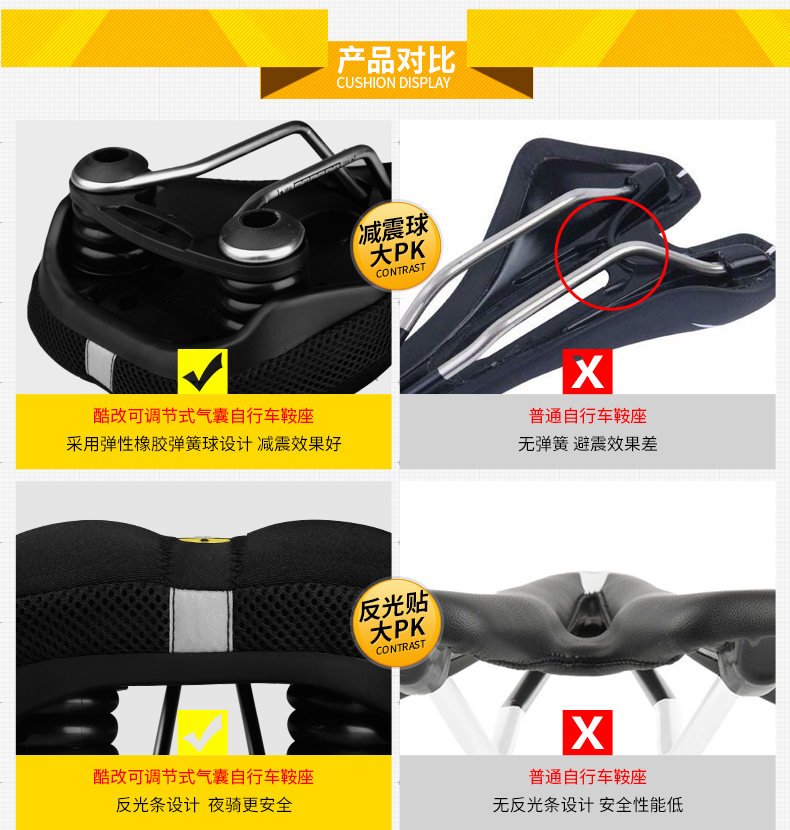 Selle de vélo Mountain Bike COOLCHANGE - Ref 2348234 Image 22