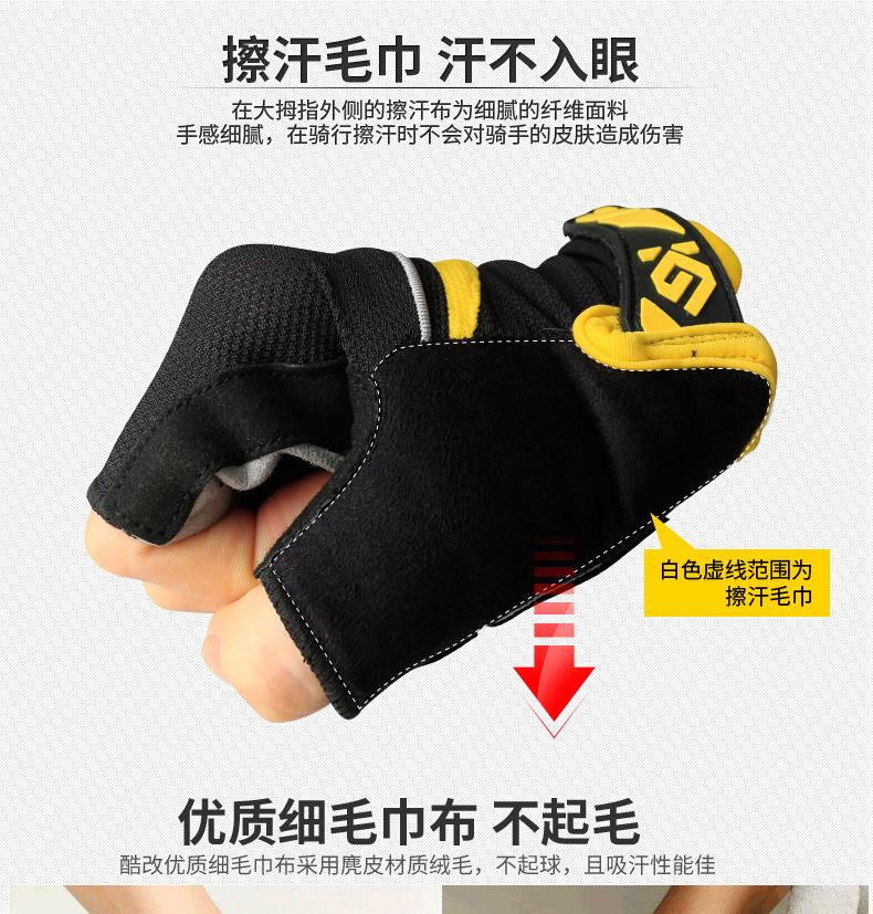 Gants pour vélo mixte COOLCHANGE - Ref 2242839 Image 20