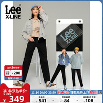 LeeXLINE 411 High Waist Comfort Little Straightfoot Boyfriend Cool Multicolor Grind Jeans Women Slim Fashion
