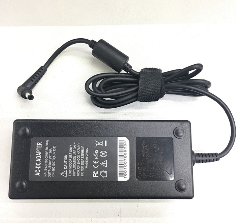 12V10A power adapter 120W interface 5 5X2 5 port monitor charger All power