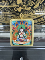 Regong hand-painted Tang Dynasty pendant