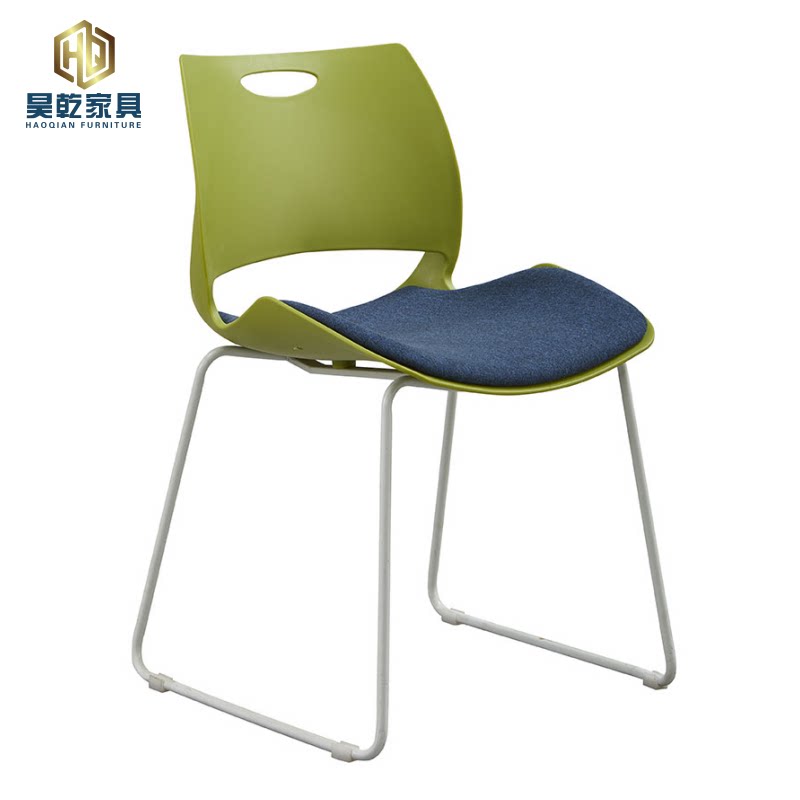 Solid rebar foot plastic Leisure chair Stack Creativity Meeting Chair Reception Chair Dining Room Chair Training Chair