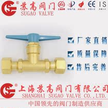 QJT200-8 QJT200-10 high pressure oxygen nitrogen hydrogen air pipe bus bus straight-through threaded globe valve