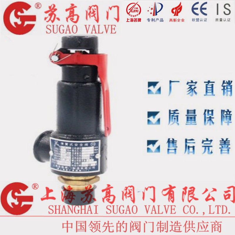 Shanghai BeWen A27W-10T spring type safety valve pressure DN50 gas storage tank boiler safety valve package inspection