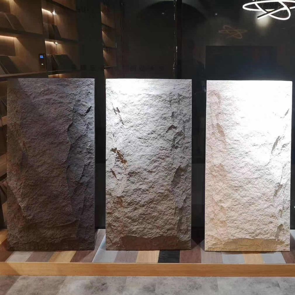 PU decorative panel stone skin vibrato with the same simulation culture stone light artificial stone polyurethane mushroom stone TV background wall