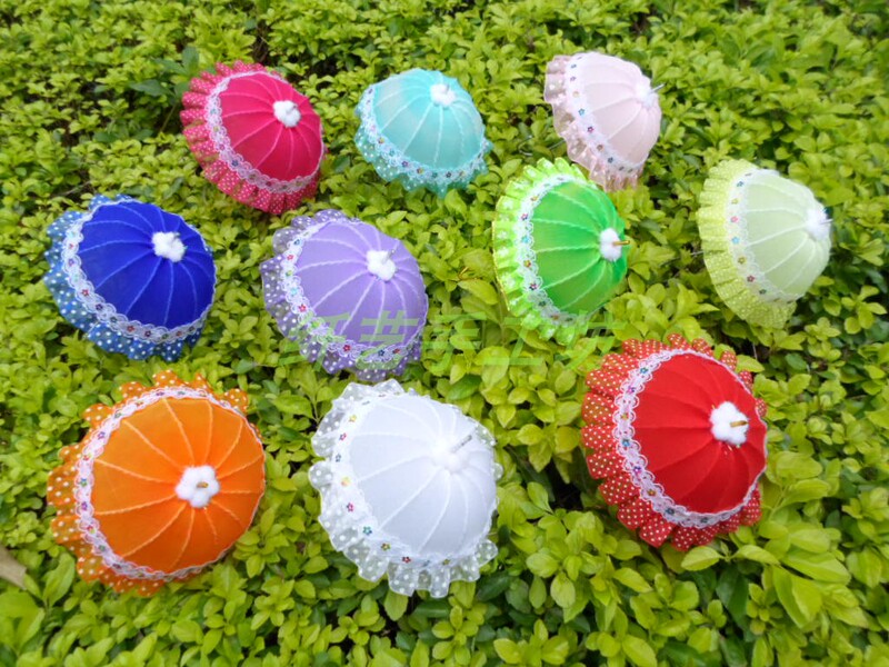 DIY Handmade Original Wire Mesh Mini Lace Umbrella Home Decoration Children's Gift Doll Figurine Photography Prop