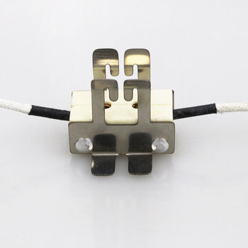 Gy9.5 Ceramic Lamp Holder with Thick and Thin Legs 300W500W650W Photography Stage Spotlight Lamp Holder