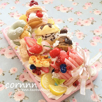 Cornnnn Corn annual original gorgeous afternoon tea party fruit dessert many mobile phone case models can be customized