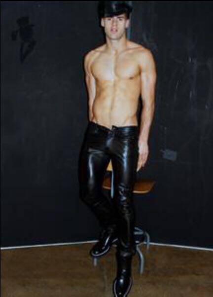 Pantalon cuir homme Première couche de cuir - Ref 1492124 Image 6