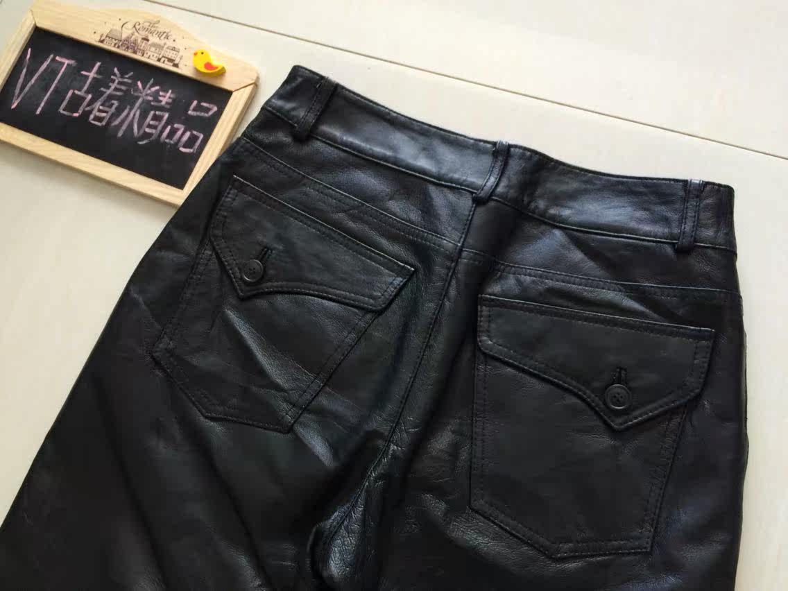 Pantalon cuir homme Première couche de cuir - Ref 1492124 Image 11