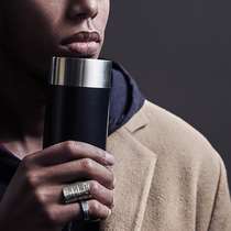 Japan shinpur car thermos cup men portable 304 high grade water Cup Elephant Pu Direct Coffee Cup accompanying bottle