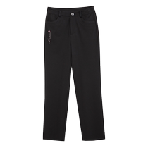 Milanden middle-aged and elderly mothers wear straight trousers versatile spring and autumn new high-waisted black large size casual pants for women