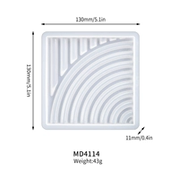 Полосатый поддон Mold_md4114 квадратная полоса