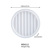 Полосатый поддон mold_md4111 маленький раунд