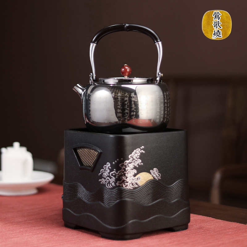 Yingqing Electric Pottery Household Tea Tea Stove Small Iron Pot Tea Boiler Tea Boiler Four Sunrise