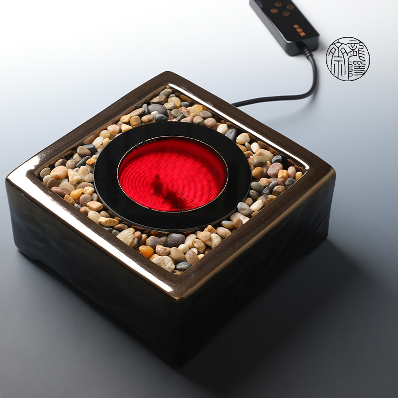 Longyinzhai gold and silver burning Guanshi electric pottery stove for cooking tea home iron pot silver pot tea pot mute tea stove water stove