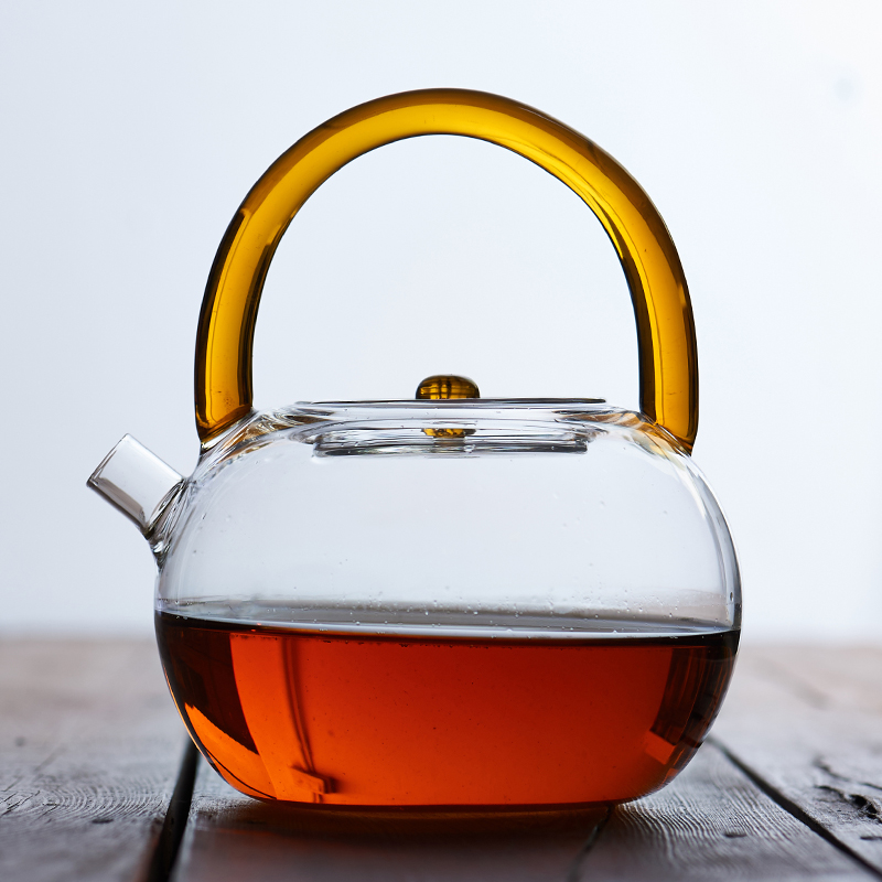 Net transparent thickened high temperature resistant glass beam pot boiling water teapot filter tea cooking tea stove electric ceramic stove kettle open fire