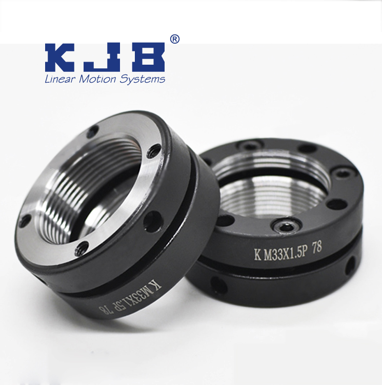 K type M56-100 axial locking precision locking double nut ball screw bearing gear tooth belly nut MSR