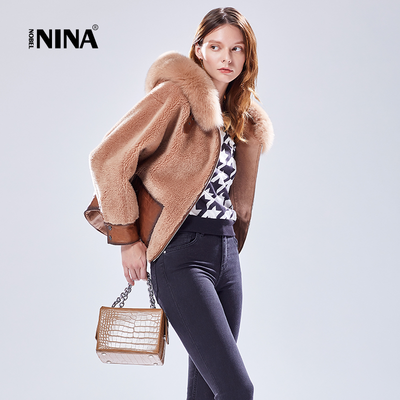 Manteau de fourrure femme NOBEL NINA  NOBELINA - Ref 3175103 Image 3