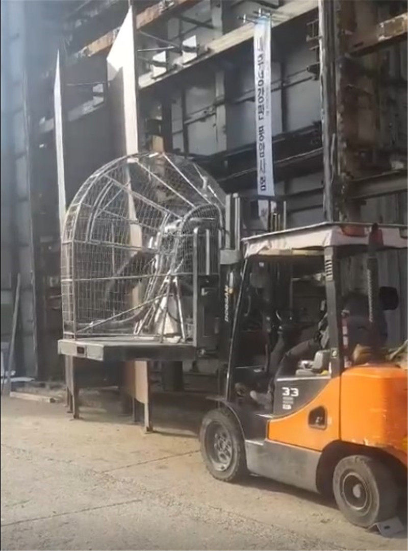 Impact experimental device curtain wall shock test glass curtain wall resistant wind pressure test building (glass curtain wall)