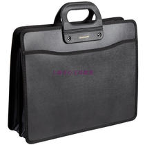 (Official authorization) Qicin A1332 mobile office bag A4 Portable file bag