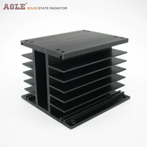 Three-phase solid state relay dedicated radiator heat dissipation base AH-105B heat dissipation enhanced oxidation black spot