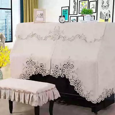 New European piano towel cover piano embroidery printed fabric piano cover dust cover piano cover full half cover