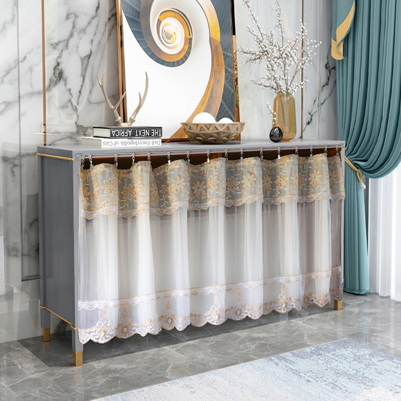 Lace Cabinet Curtain Clothes Clothes Clothes Clothes Clothes Kitchen Dust-proof Curtain Menu-Meal Cabinet Shoes Cabinet Secret Curtain