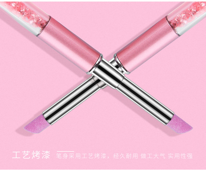 Nail đánh bóng Bút gốm Dead Skin đánh bóng Bút đánh bóng Rod A Face Care Công cụ đánh bóng Scrub Bar Quartz Pen bộ làm nail tại nhà
