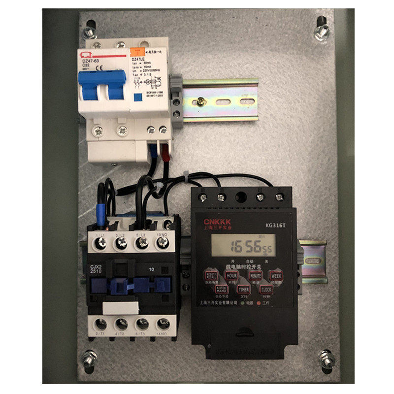 Set to make street lamp ventilator water pump micro-computer fully automatic control distribution box 220V KG316T time control switch box